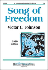 Song of Freedom SATB choral sheet music cover